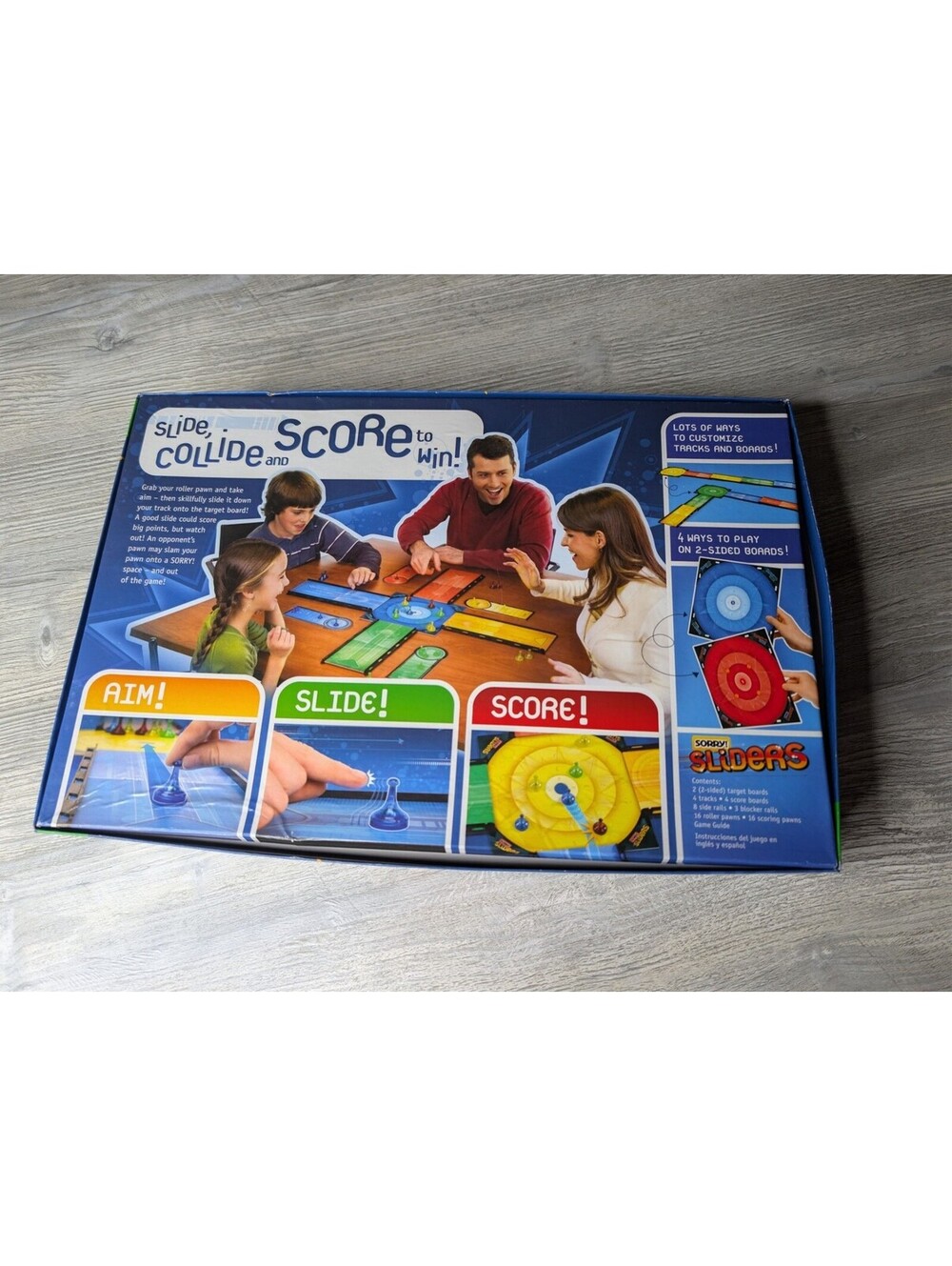 Parker Brothers 2008 Sorry! Sliders Board Game